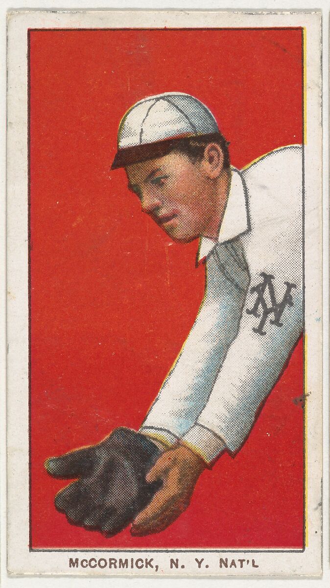 McCormick, New York, National League, from the White Border series (T206) for the American Tobacco Company, Issued by American Tobacco Company, Commercial lithograph 
