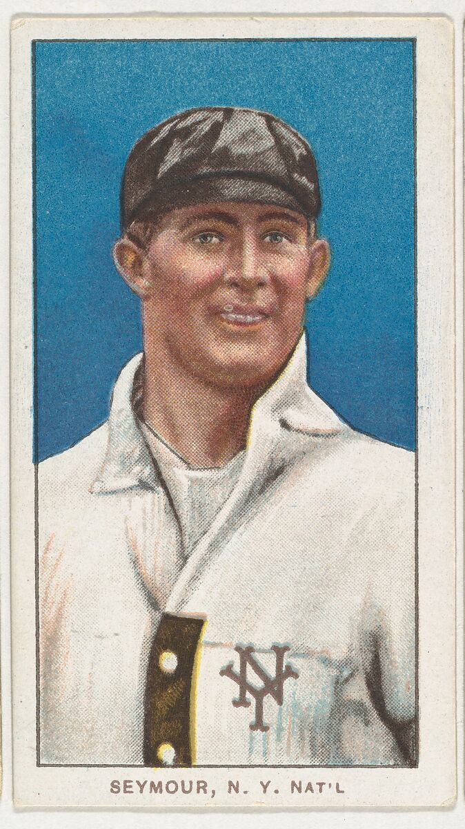 Seymour, New York, National League, from the White Border series (T206) for the American Tobacco Company, Issued by American Tobacco Company, Commercial lithograph 
