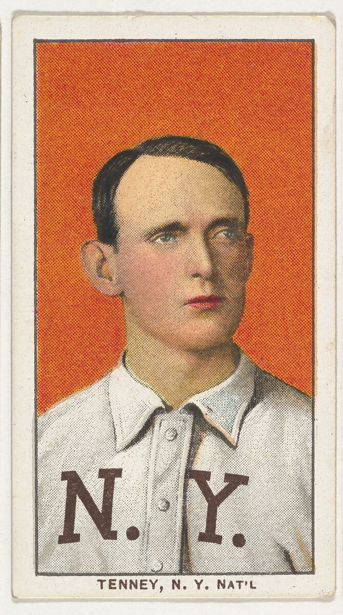 Tenney, New York, National League, from the White Border series (T206) for the American Tobacco Company, Issued by American Tobacco Company, Commercial lithograph 