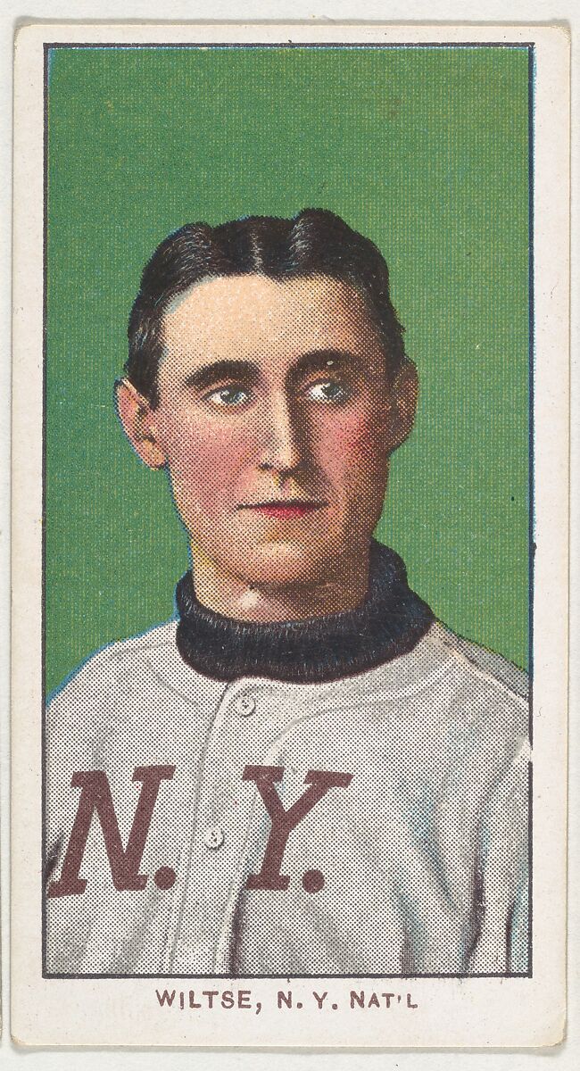 Wiltse, New York, National League, from the White Border series (T206) for the American Tobacco Company, Issued by American Tobacco Company, Commercial lithograph 