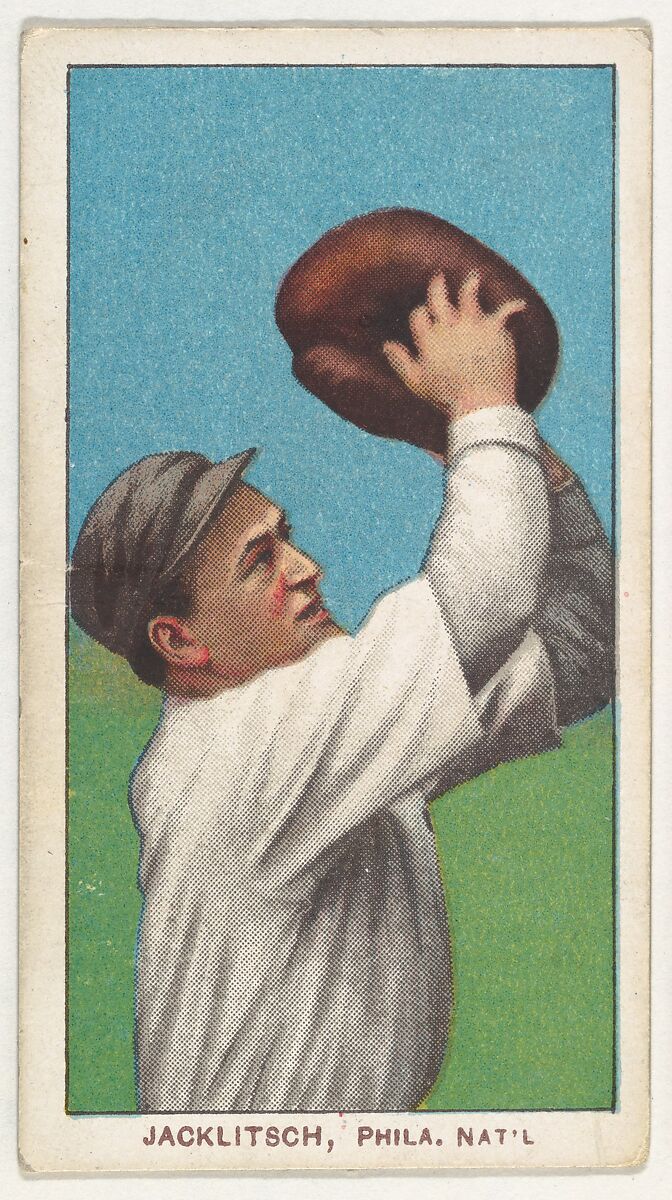 Jacklitsch, Philadelphia, National League, from the White Border series (T206) for the American Tobacco Company, Issued by American Tobacco Company, Commercial lithograph 