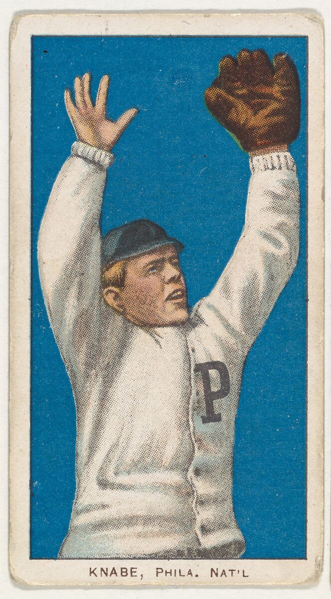 Knabe, Philadelphia, National League, from the White Border series (T206) for the American Tobacco Company, Issued by American Tobacco Company, Commercial lithograph 