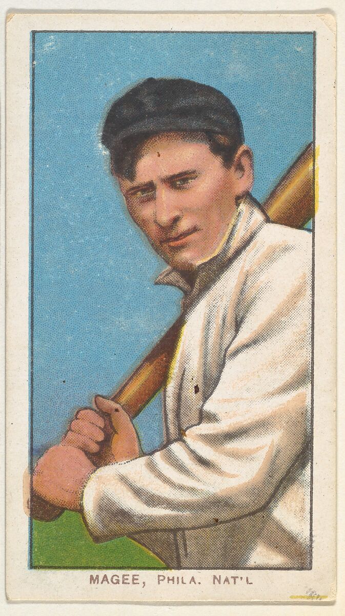 Magee, Philadelphia, National League, from the White Border series (T206) for the American Tobacco Company, Issued by American Tobacco Company, Commercial lithograph 