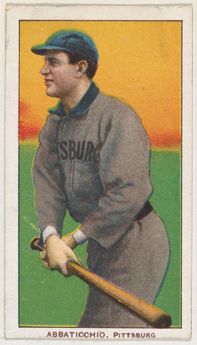 Abbaticchio, Pittsburgh, National League, from the White Border series (T206) for the American Tobacco Company, Issued by American Tobacco Company, Commercial lithograph 