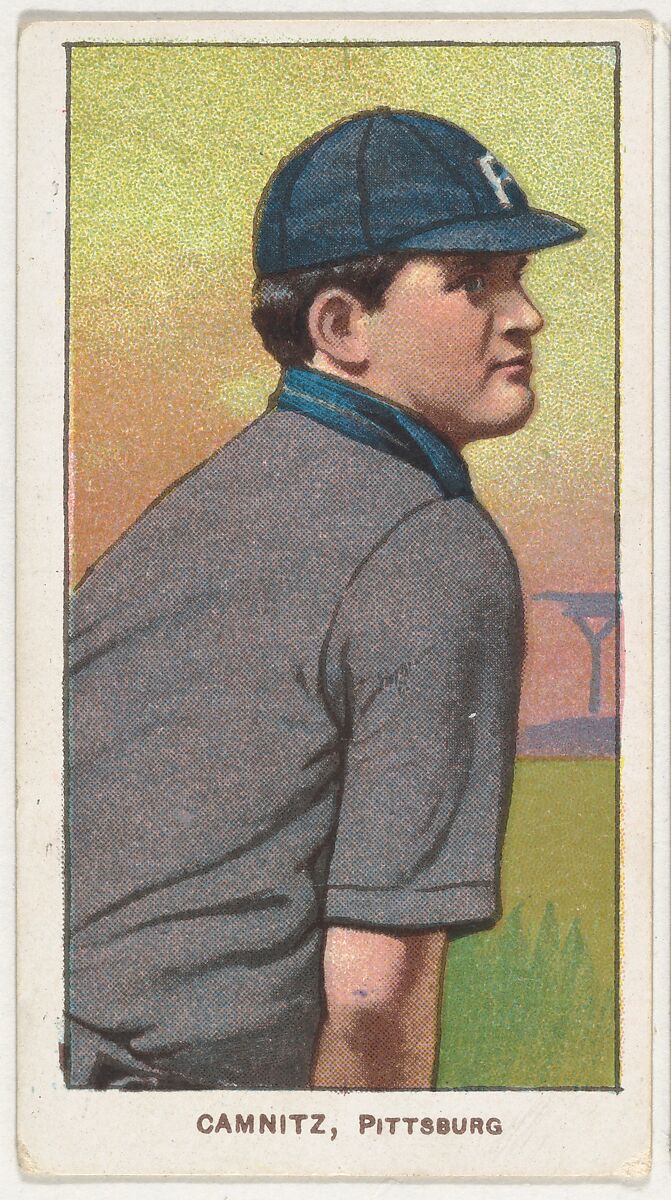 Camnitz, Pittsburgh, National League, from the White Border series (T206) for the American Tobacco Company, Issued by American Tobacco Company, Commercial lithograph 