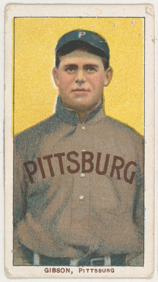Gibson, Pittsburgh, National League, from the White Border series (T206) for the American Tobacco Company, Issued by American Tobacco Company, Commercial lithograph 