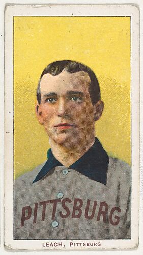 Leach, Pittsburgh, National League, from the White Border series (T206) for the American Tobacco Company