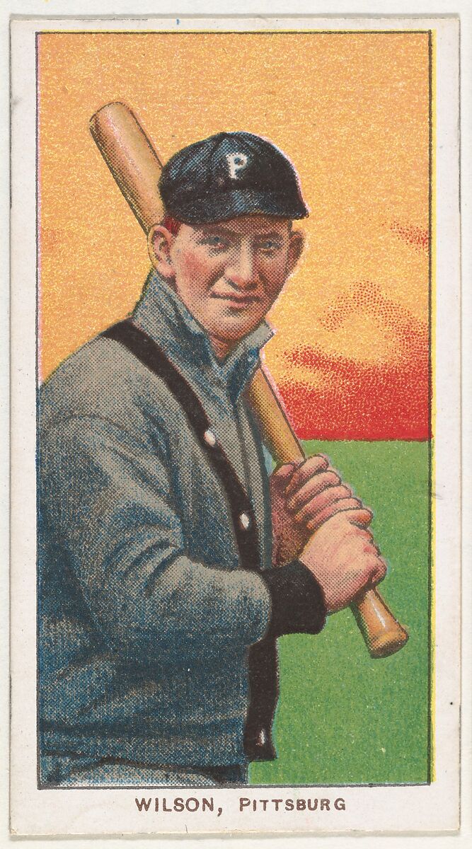 Wilson, Pittsburgh, National League, from the White Border series (T206) for the American Tobacco Company, Issued by American Tobacco Company, Commercial lithograph 