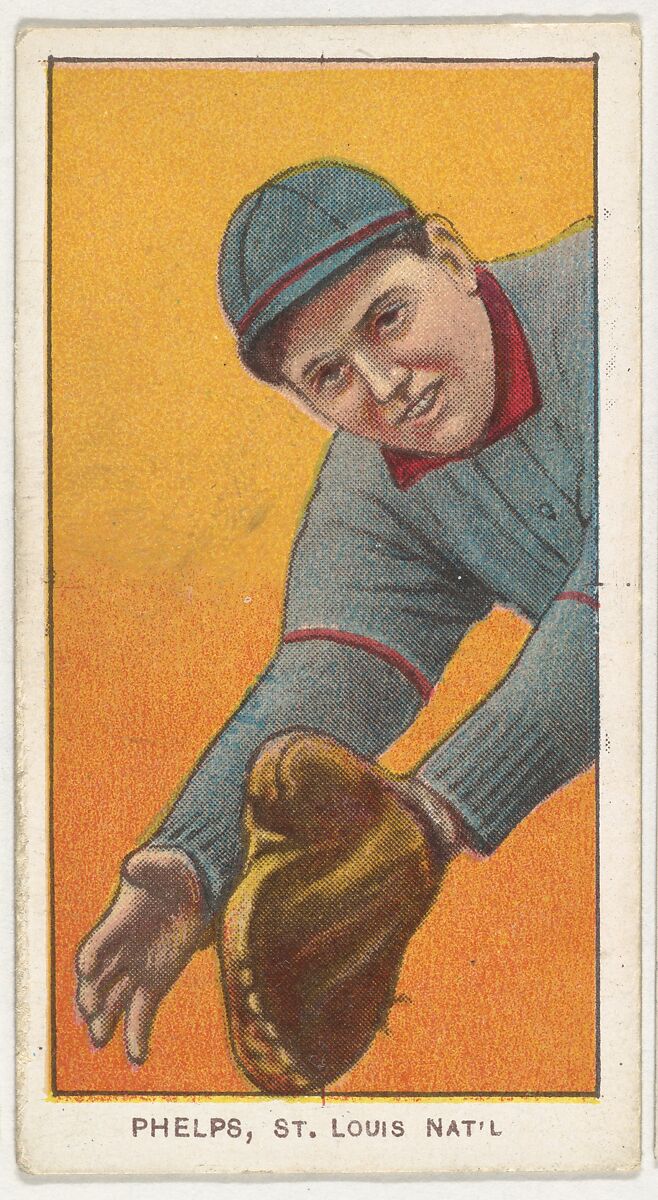 Phelps, St. Louis, National League, from the White Border series (T206) for the American Tobacco Company, Issued by American Tobacco Company, Commercial lithograph 