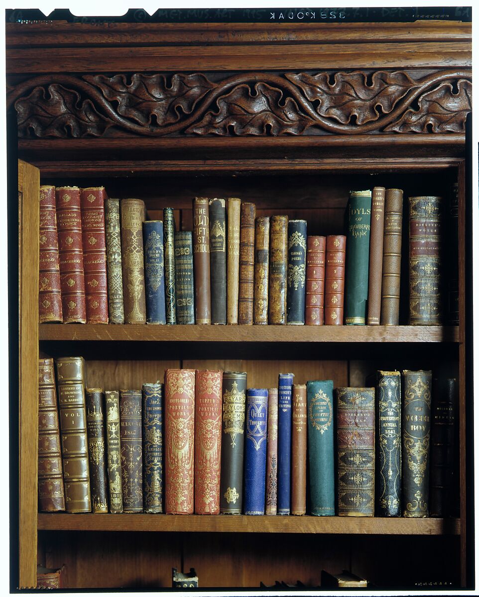 Gothic Library, Frederick Clarke Withers (American (born England), Shepton Mallet, Somersetshire 1828–1901 Yonkers, New York), Walnut, oak, pine, American