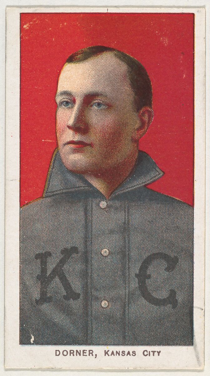 Dorner, Kansas City, American Association, from the White Border series (T206) for the American Tobacco Company, Issued by American Tobacco Company, Commercial lithograph 