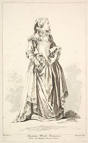 Ancienne Mode Françoise, plate 4 from 