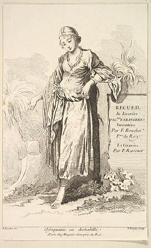 Afriquaine en deshabillé, plate 1 from 