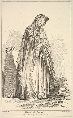 Femme de Boulogne, plate 9 from 