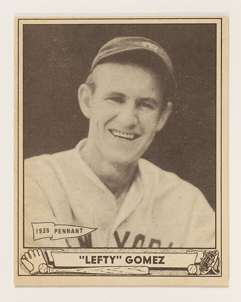 "Lefty" Gomez, Gum, Inc., Photolithograph