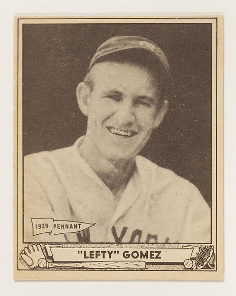 "Lefty" Gomez, Gum, Inc. (Philadelphia, Pennsylvania), Photolithograph 