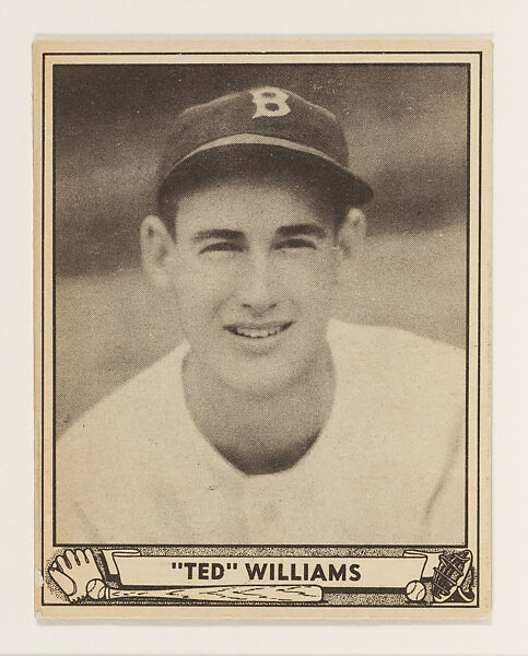 "Ted" Williams, Gum, Inc. (Philadelphia, Pennsylvania), Photolithograph 