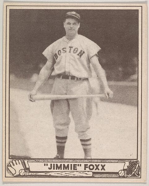"Jimmie" Foxx, Gum, Inc. (Philadelphia, Pennsylvania), Photolithograph
