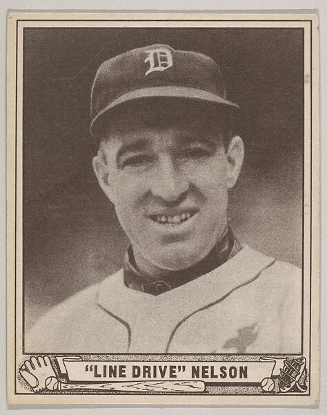 "Line Drive" Nelson, Gum, Inc. (Philadelphia, Pennsylvania), Photolithograph 