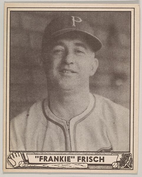 "Frankie" Frisch, Gum, Inc. (Philadelphia, Pennsylvania), Photolithograph 