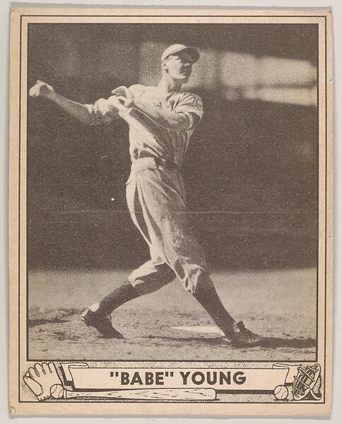 "Babe" Young, Gum, Inc. (Philadelphia, Pennsylvania), Photolithograph 