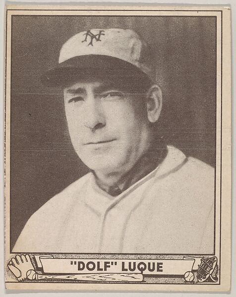 "Dolf" Luque, Gum, Inc. (Philadelphia, Pennsylvania), Photolithograph 