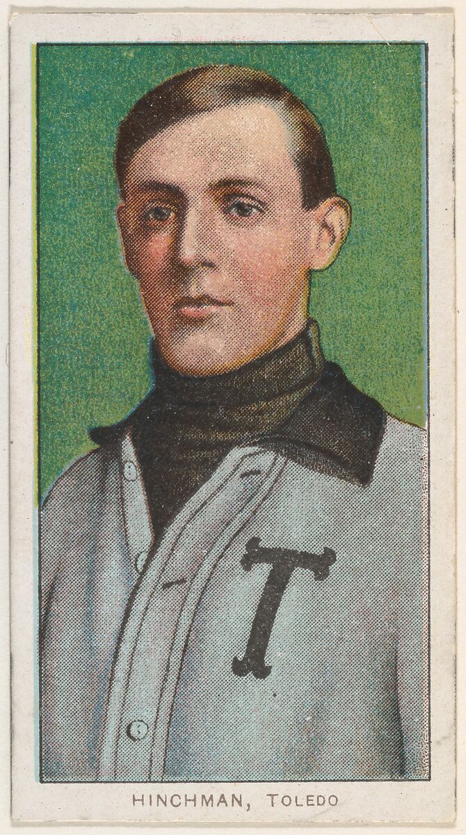 Hinchman, Toledo, American Association, from the White Border series (T206) for the American Tobacco Company, Issued by American Tobacco Company, Commercial lithograph 