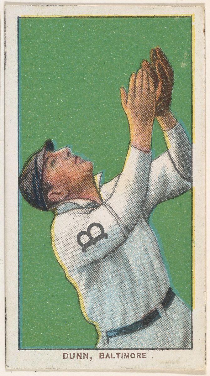 Dunn, Baltimore, Eastern League, from the White Border series (T206) for the American Tobacco Company, Issued by American Tobacco Company, Commercial lithograph 