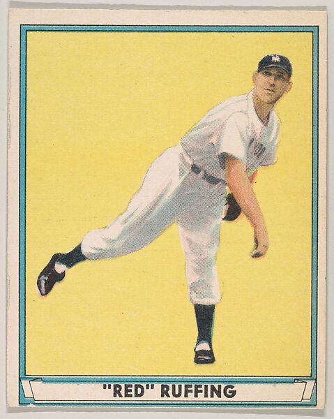 "Red" Ruffing, New York Yankees, from Play Ball, Sports Hall of Fame series (R336), issued by Gum, Inc., Gum, Inc. (Philadelphia, Pennsylvania), Commercial lithograph 
