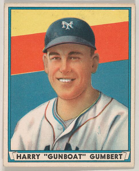 Harry, "Gunboat" Gumbert, New York Giants, from Play Ball, Sports Hall of Fame series (R336), issued by Gum, Inc., Gum, Inc. (Philadelphia, Pennsylvania), Commercial lithograph 