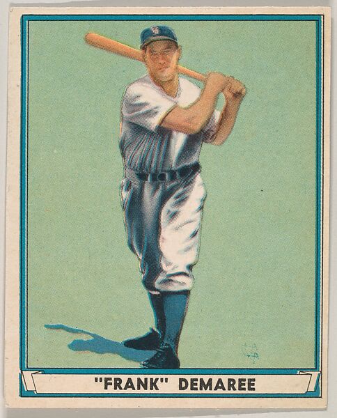"Frank" Demaree, Boston Braves, from Play Ball, Sports Hall of Fame series (R336), issued by Gum, Inc., Gum, Inc. (Philadelphia, Pennsylvania), Commercial lithograph 