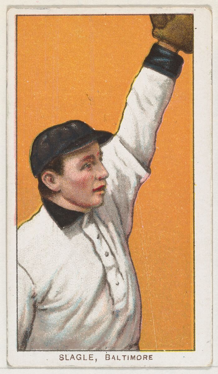 Slagle, Baltimore, Eastern League, from the White Border series (T206) for the American Tobacco Company, Issued by American Tobacco Company, Commercial lithograph 