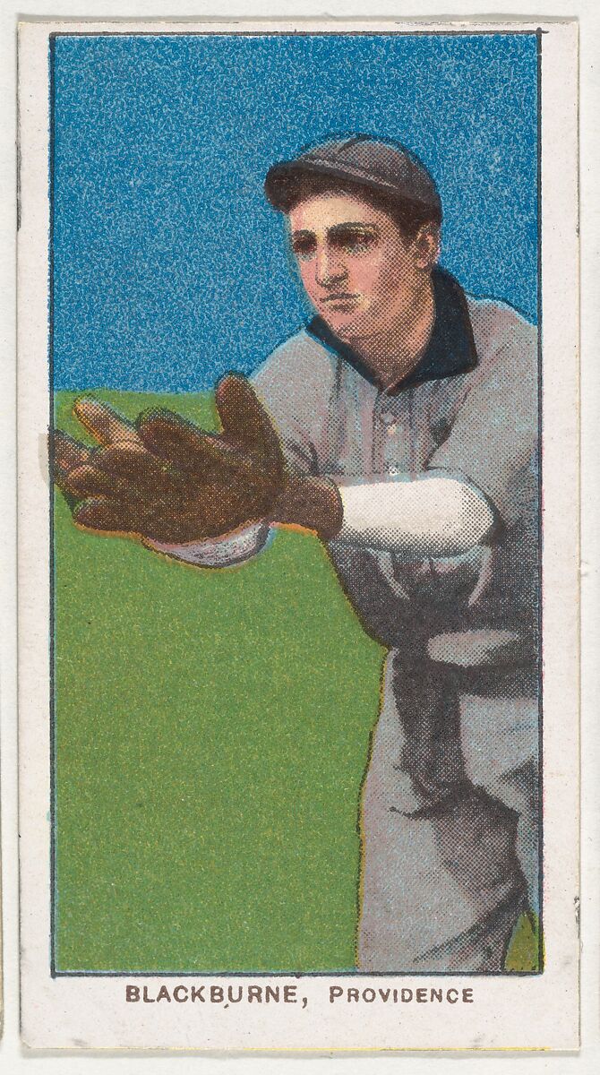 Blackburne, Providence, Eastern League, from the White Border series (T206) for the American Tobacco Company, Issued by American Tobacco Company, Commercial lithograph 