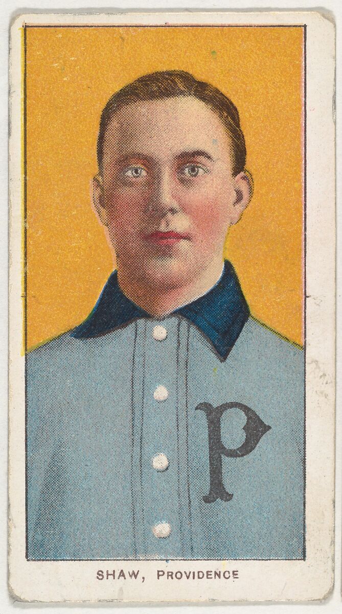 Shaw, Providence, Eastern League, from the White Border series (T206) for the American Tobacco Company, Issued by American Tobacco Company, Commercial lithograph 