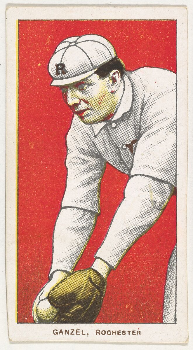 Ganzel, Rochester, Eastern League, from the White Border series (T206) for the American Tobacco Company, Issued by American Tobacco Company, Commercial lithograph 
