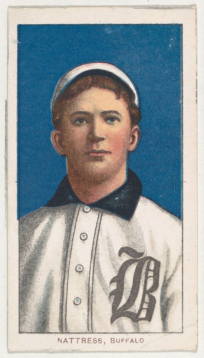 Nattress, Buffalo, Eastern League, from the White Border series (T206) for the American Tobacco Company, Issued by American Tobacco Company, Commercial lithograph 