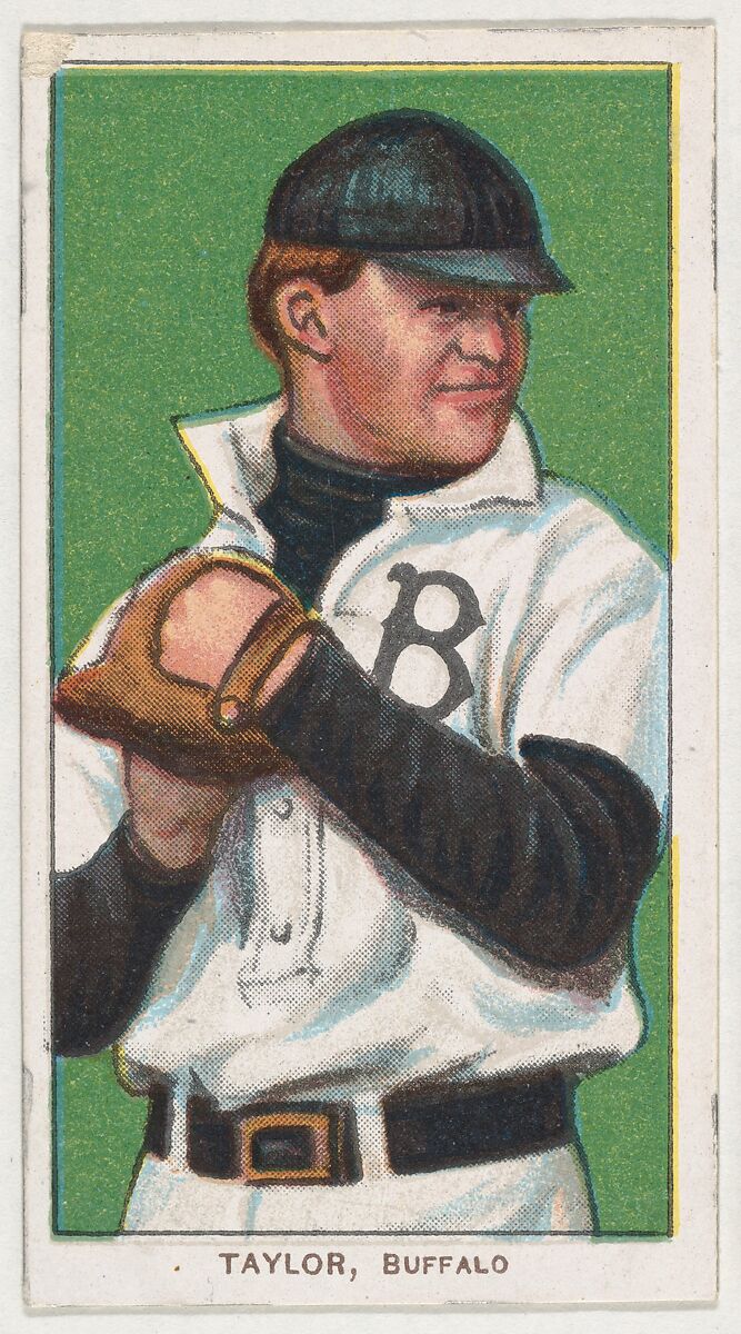 Taylor, Buffalo, Eastern League, from the White Border series (T206) for the American Tobacco Company, Issued by American Tobacco Company, Commercial lithograph 