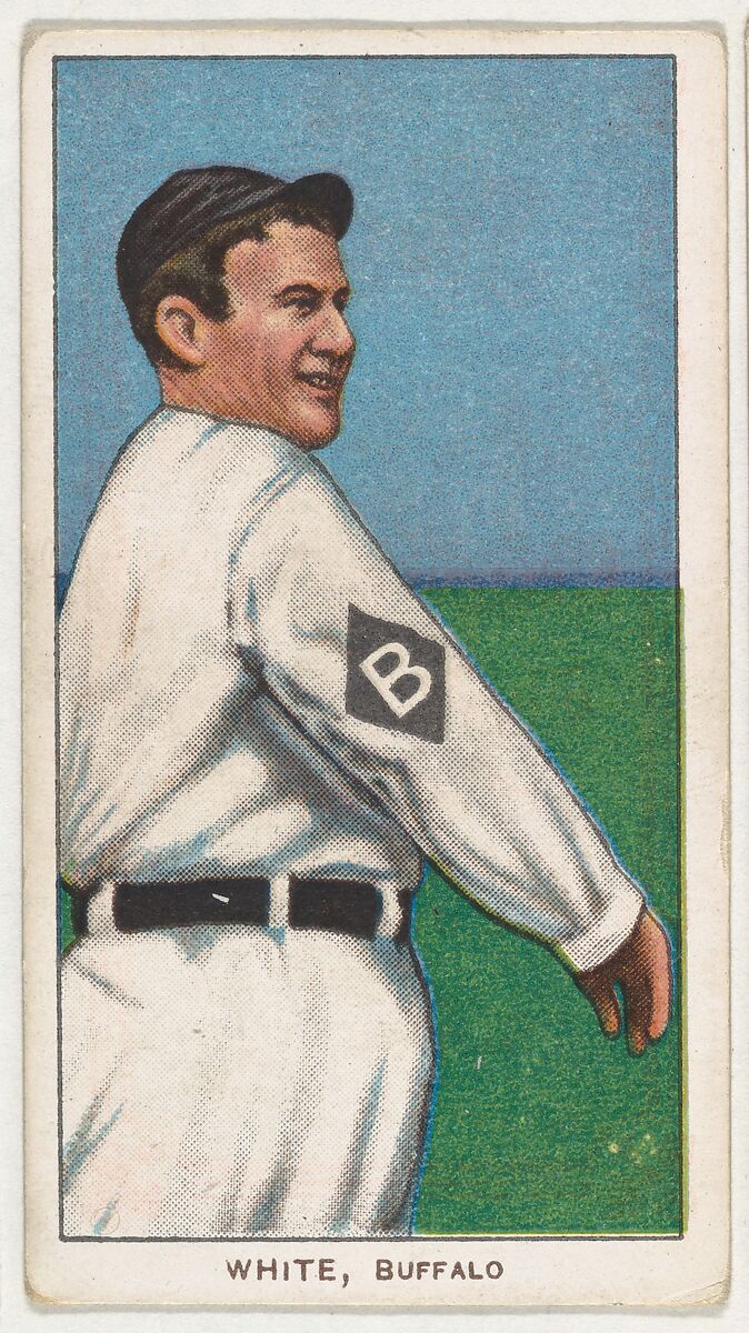White, Buffalo, Eastern League, from the White Border series (T206) for the American Tobacco Company, Issued by American Tobacco Company, Commercial lithograph 
