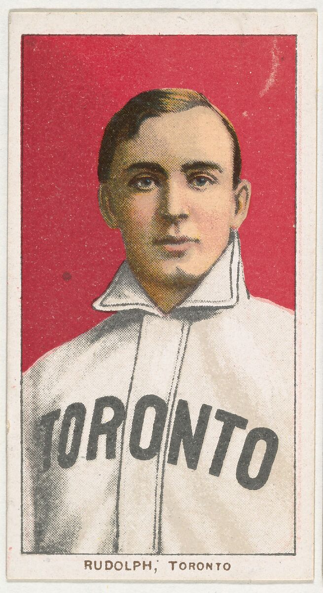 Rudolph, Toronto, Eastern League, from the White Border series (T206) for the American Tobacco Company, Issued by American Tobacco Company, Commercial lithograph 