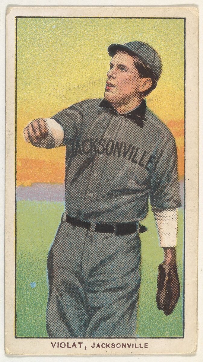 Violat, Jacksonville, South Atlantic League, from the White Border series (T206) for the American Tobacco Company, Issued by American Tobacco Company, Commercial lithograph 