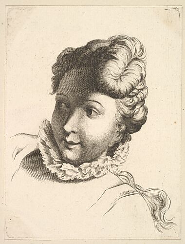 Head of a Woman Wearing a Ruff, from 