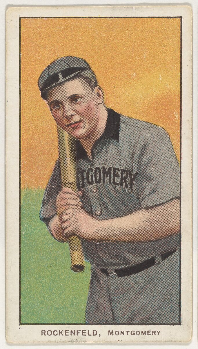 Rockenfeld, Montgomery, Southern League, from the White Border series (T206) for the American Tobacco Company, Issued by American Tobacco Company, Commercial lithograph 