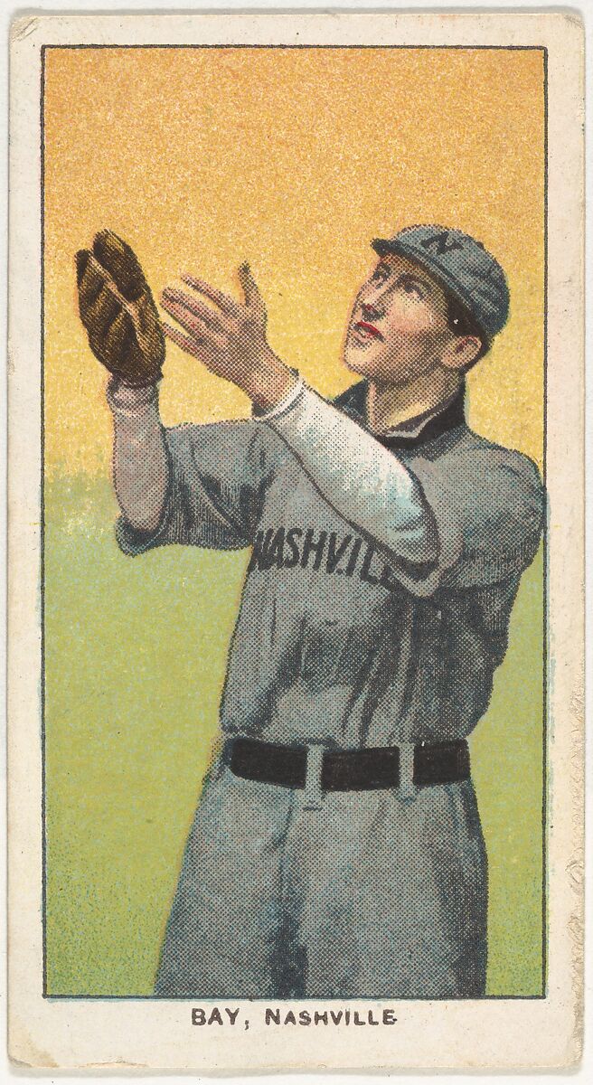 Bay, Nashville, Southern League, from the White Border series (T206) for the American Tobacco Company, Issued by American Tobacco Company, Commercial lithograph 
