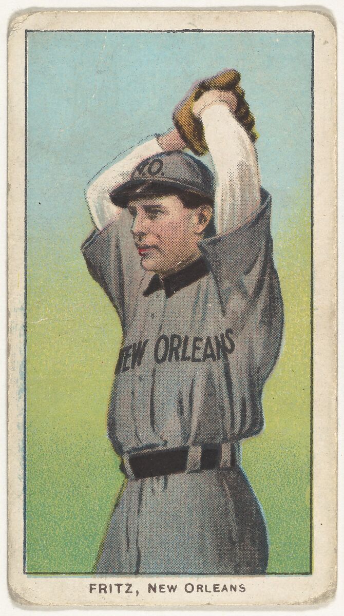 Fritz, New Orleans, Southern League, from the White Border series (T206) for the American Tobacco Company, Issued by American Tobacco Company, Commercial lithograph 