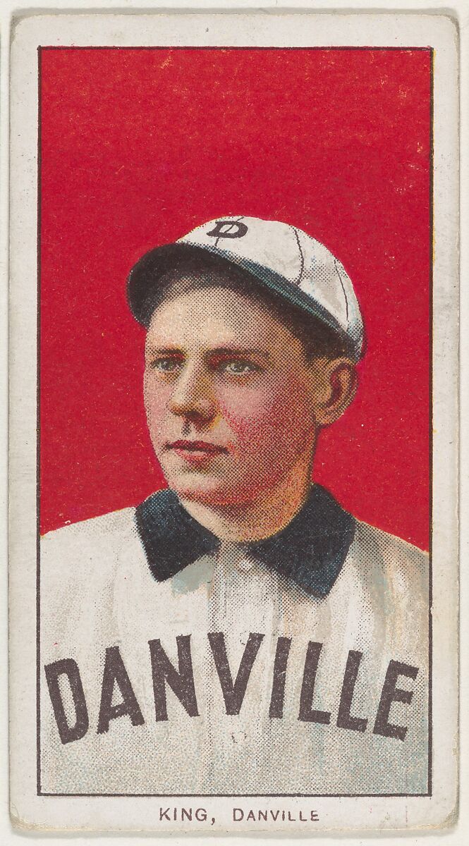 King, Danville, Virginia League, from the White Border series (T206) for the American Tobacco Company, Issued by American Tobacco Company, Commercial lithograph 