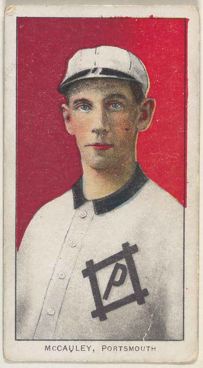 McCauley, Portsmouth, Virginia League, from the White Border series (T206) for the American Tobacco Company, Issued by American Tobacco Company, Commercial lithograph 