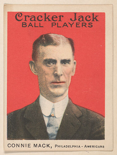 Connie Mack, Philadelphia – Americans, from the Ball Players series (E145) for Cracker Jack