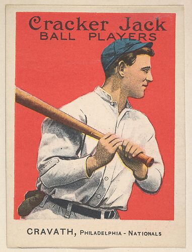 Cravath, Philadelphia – Nationals, from the Ball Players series (E145) for Cracker Jack