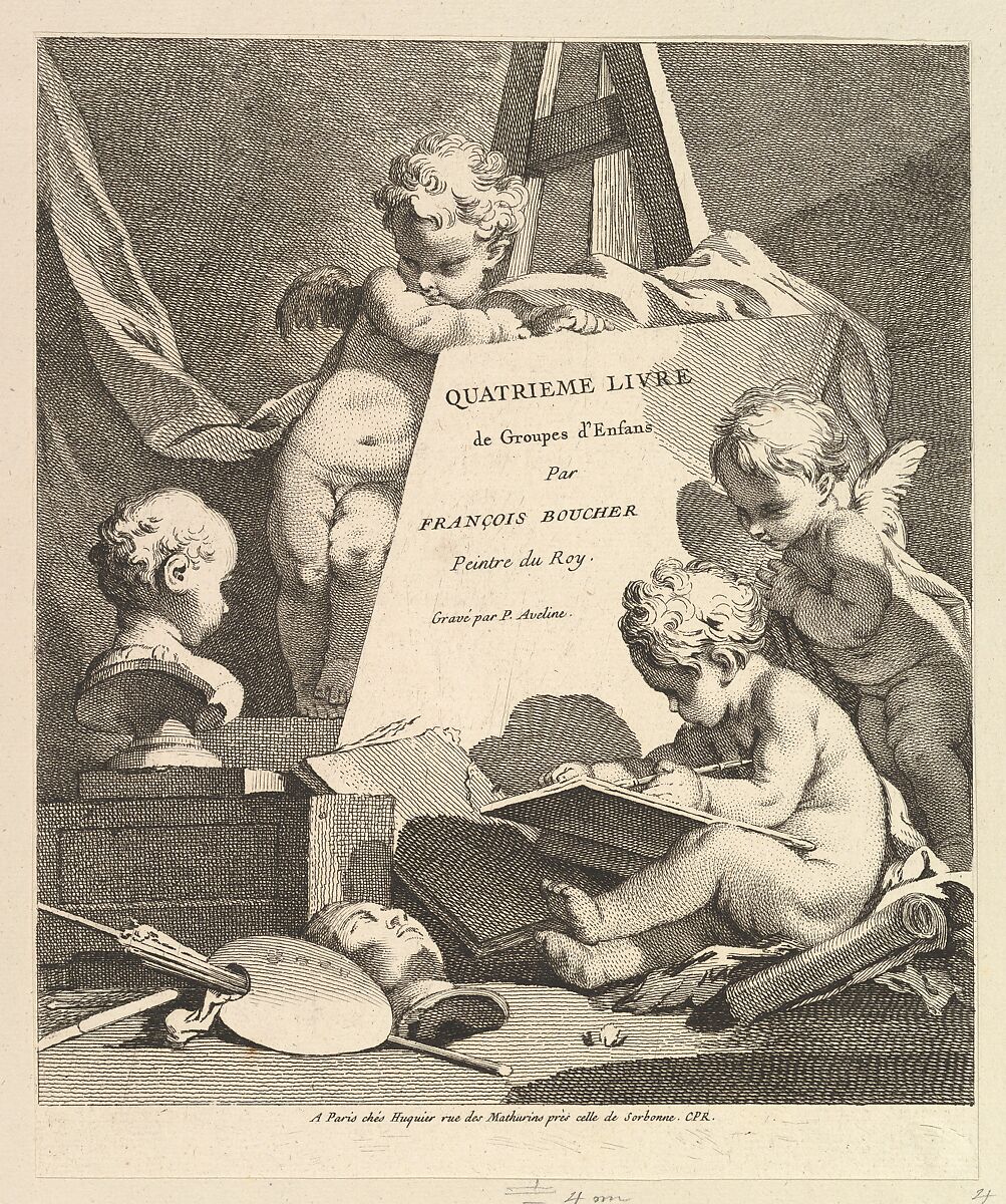 Frontispiece, Pierre Alexandre Aveline (French, Paris 1702–1760 Paris), Etching and engraving 