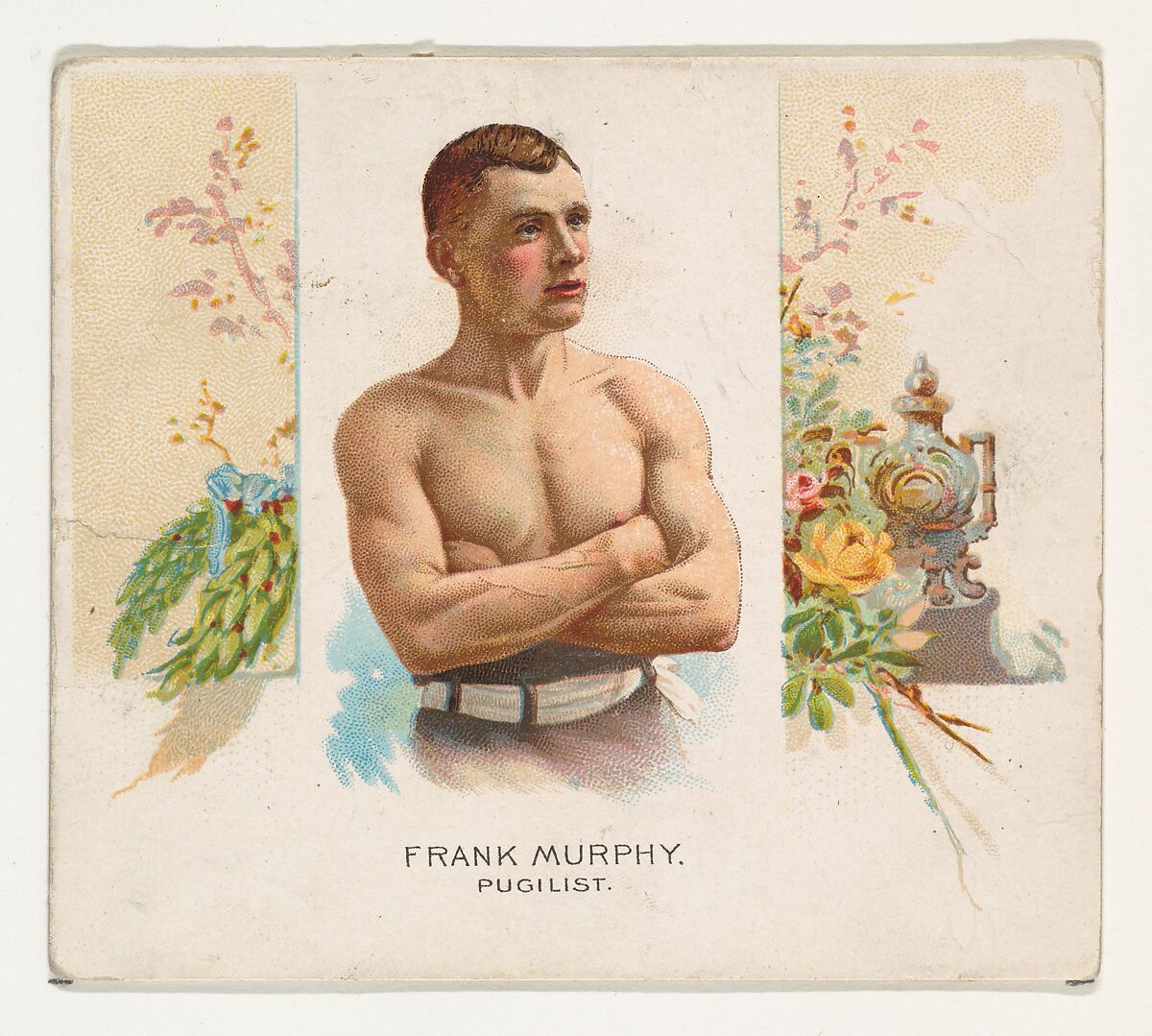 Frank Murphy, Pugilist, from World's Champions, Second Series (N43) for Allen & Ginter Cigarettes, Allen &amp; Ginter (American, Richmond, Virginia), Commercial lithograph 